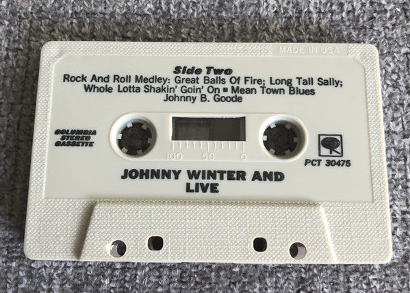 Johnny Winter And : Live Johnny Winter And (Cass, Album, RE)