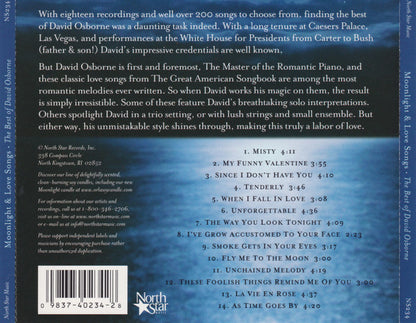 David Osborne (6) : Moonlight & Love Songs (Classic Favorites From The 30's To The 50's) (CD, Comp)