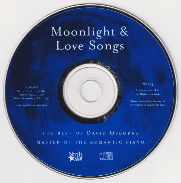 David Osborne (6) : Moonlight & Love Songs (Classic Favorites From The 30's To The 50's) (CD, Comp)