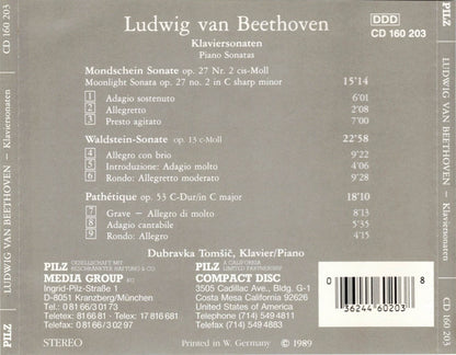 Ludwig van Beethoven : Berühmte Klavier-Sonaten (CD)