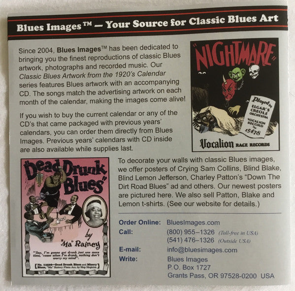 Various : 18 Classic Blues Songs From The 1920's: Vol. 6 (CD, Comp, RM)