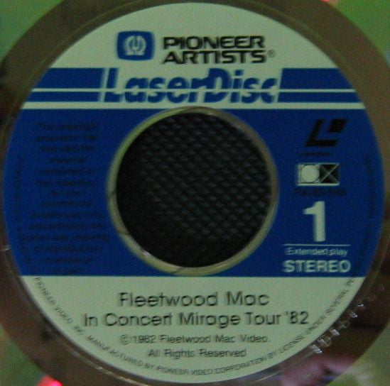 Fleetwood Mac : In Concert: Mirage Tour '82 (Laserdisc, 12", S/Sided, NTSC, CLV)