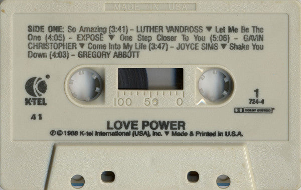 Various : Love Power (Cass, Comp, Dol)