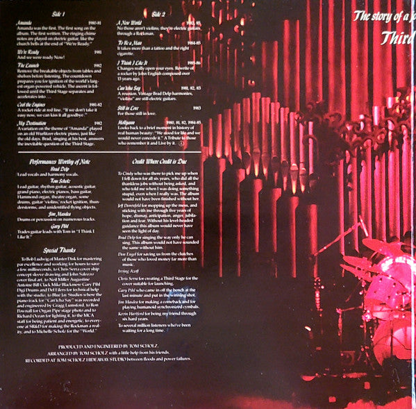 Boston : Third Stage (LP, Album, Gat)