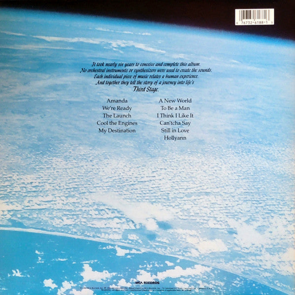 Boston : Third Stage (LP, Album, Gat)