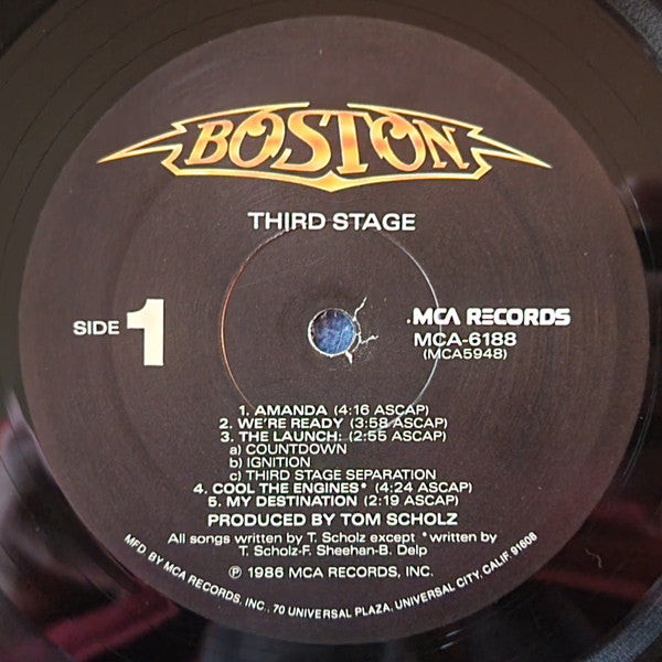 Boston : Third Stage (LP, Album, Gat)