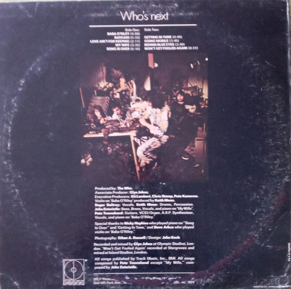 The Who : Who's Next (LP, Album)