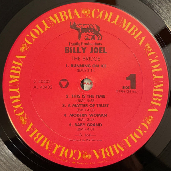 Billy Joel – The Bridge – CD (Album), 1986 [r6521461] | Discogs