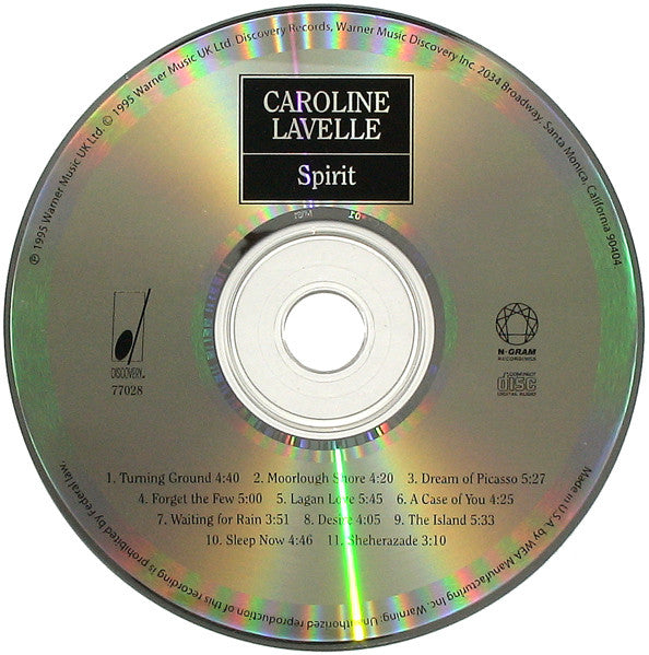 Caroline Lavelle : Spirit (CD, Album)