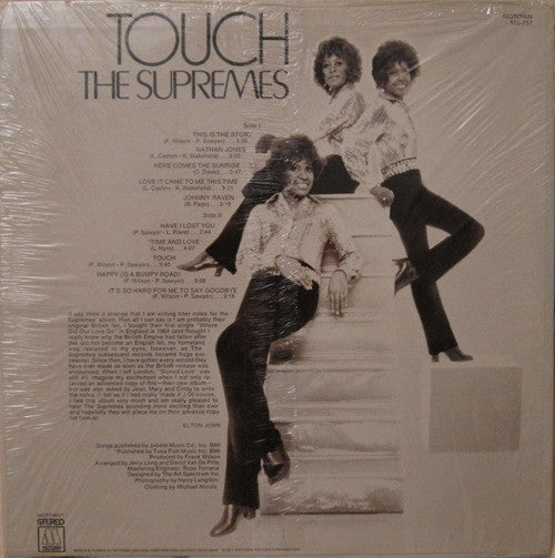 The Supremes : Touch (LP, Album)