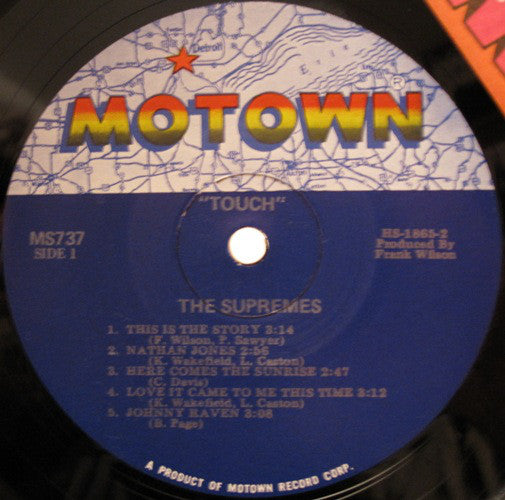 The Supremes : Touch (LP, Album)