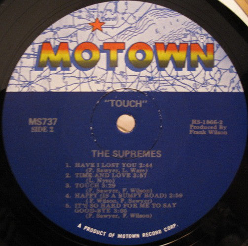 The Supremes : Touch (LP, Album)