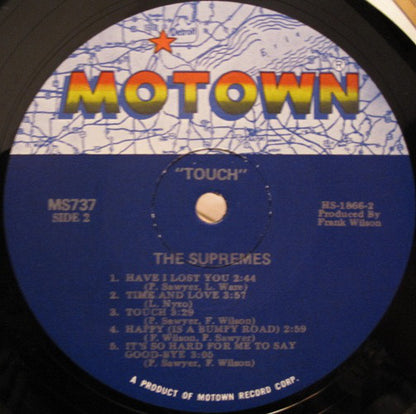 The Supremes : Touch (LP, Album)
