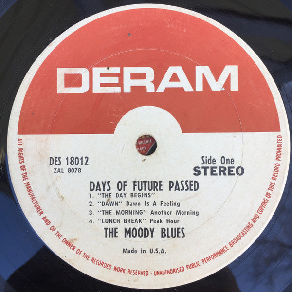 The Moody Blues With The London Festival Orchestra Conducted By Peter Knight (5) : Days Of Future Passed (LP, Album, RP, Ter)