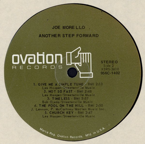 Joe Morello : Another Step Forward (LP, Album)