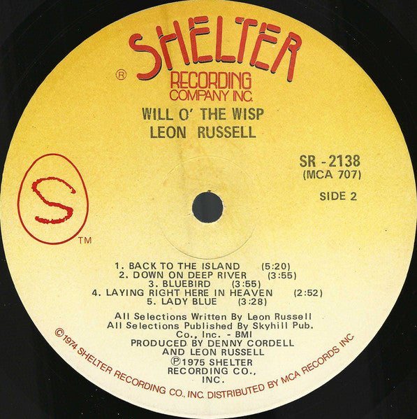 Leon Russell : Will O' The Wisp (LP, Album, Pin)