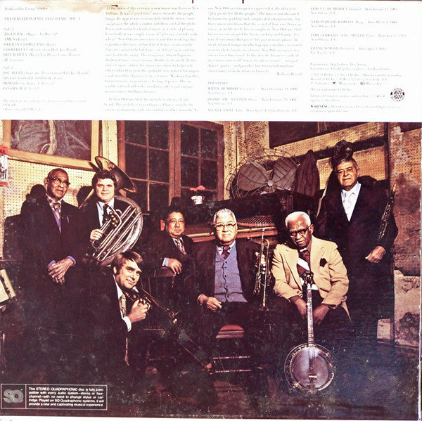 Preservation Hall Jazz Band : New Orleans, Vol. 1 (LP, Album, Quad)