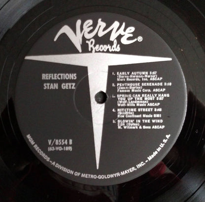 Stan Getz : Reflections (LP, Album, Mono, MGM)