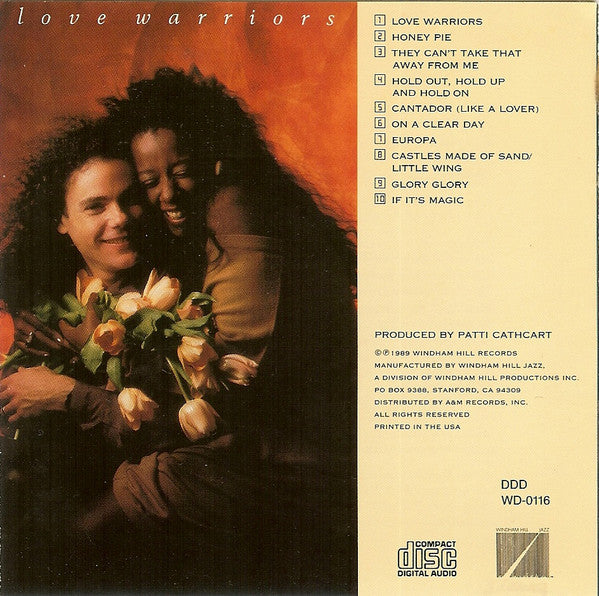Tuck & Patti : Love Warriors (CD, Album, Club, RE)
