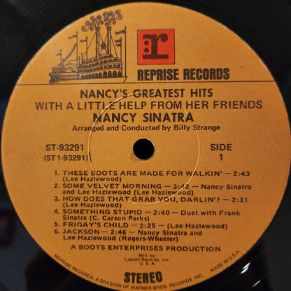 Nancy Sinatra : Nancy's Greatest Hits (LP, Comp, Club, Cap)