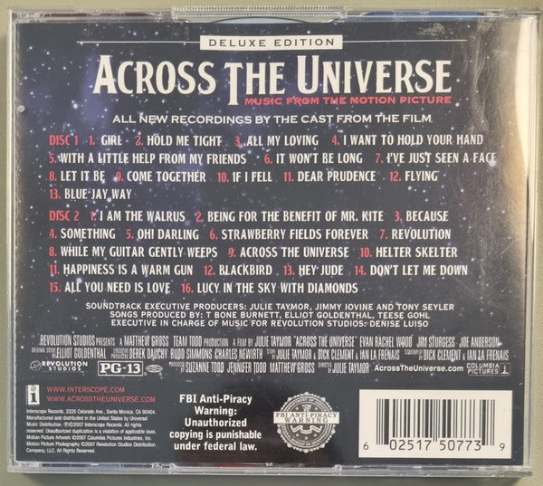 Across The Universe Cast : Across The Universe (Music From The Motion Picture) (2xCD, Album, Dlx, Son)