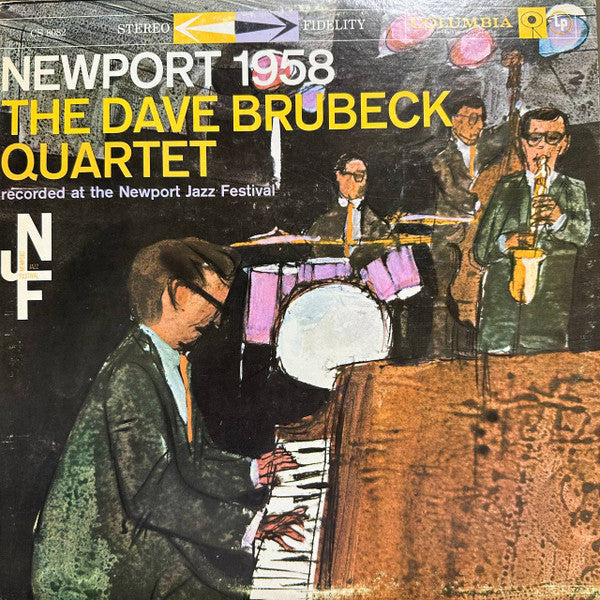 The Dave Brubeck Quartet : Newport 1958 (LP, Album, RE)