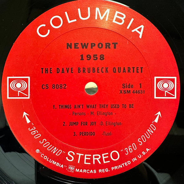 The Dave Brubeck Quartet : Newport 1958 (LP, Album, RE)