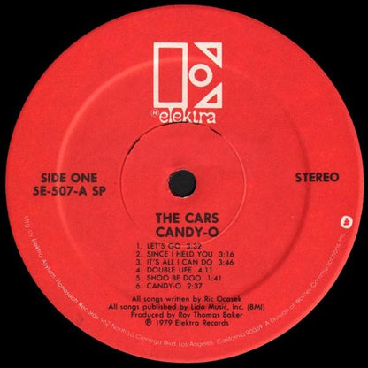 The Cars : Candy-O (LP, Album, SP )