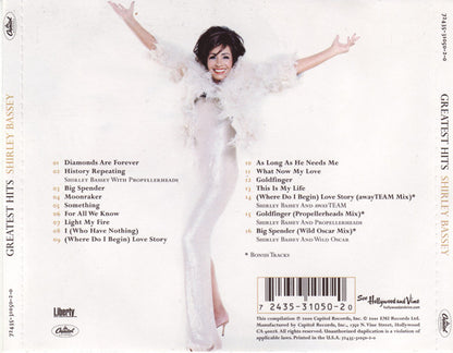 Shirley Bassey : Greatest Hits (CD, Comp, RM)