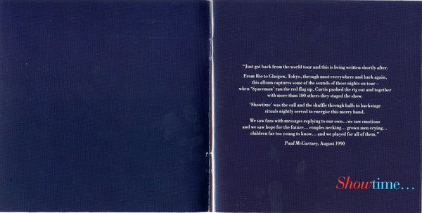 Paul McCartney : Tripping The Live Fantastic - Highlights (CD, Album, Club)