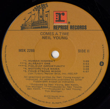 Neil Young : Comes A Time (LP, Album, RP, Win)