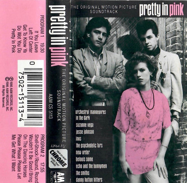 Various : Pretty In Pink - The Original Motion Picture Soundtrack (Cass, Comp)