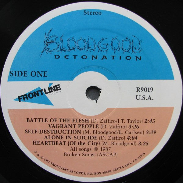 Bloodgood : Detonation (LP, Album)