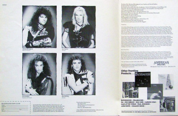 Bloodgood : Detonation (LP, Album)