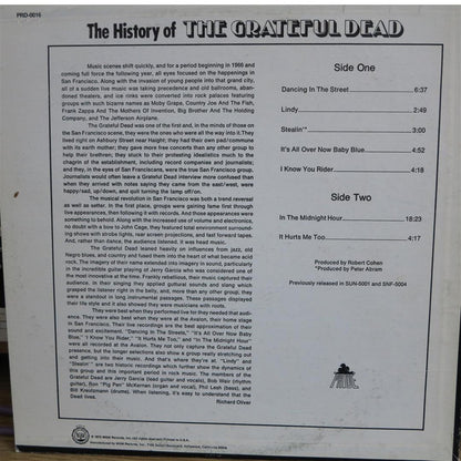 The Grateful Dead : The History Of The Grateful Dead (LP, Comp)