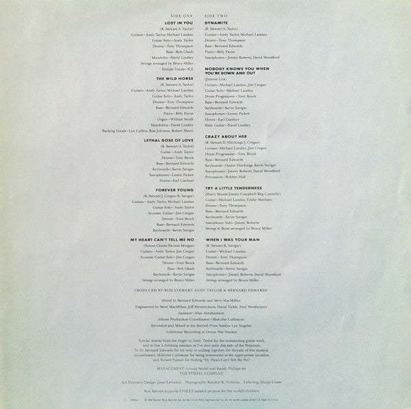 Rod Stewart : Out Of Order (LP, Album)