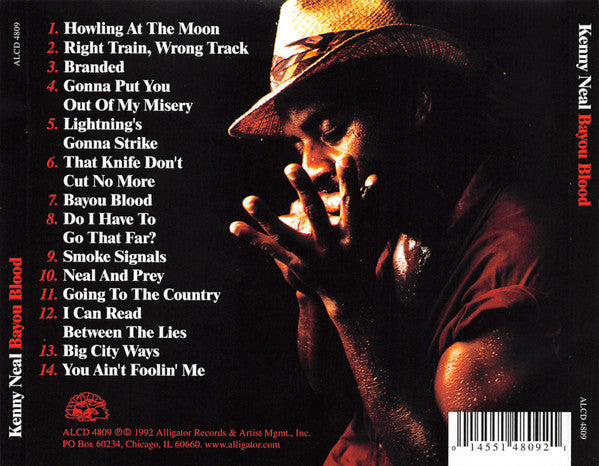 Kenny Neal : Bayou Blood (CDr, Album)