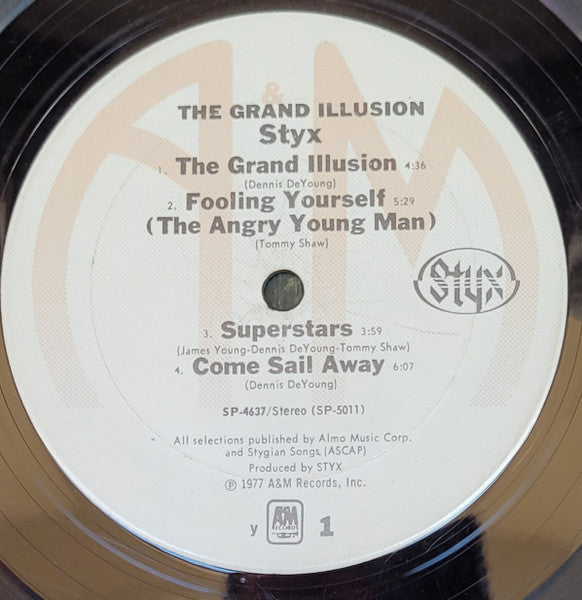 Styx : The Grand Illusion (LP, Album, Club, Ter)