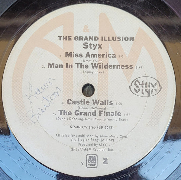 Styx : The Grand Illusion (LP, Album, Club, Ter)
