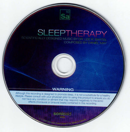 Dr. Lee R. Bartel • Daniel May : Sonic Aid: Sleep Therapy (CD, Dig)