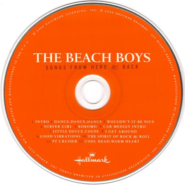 Buy The Beach Boys : Songs From Here & Back (CD, Album) Online for