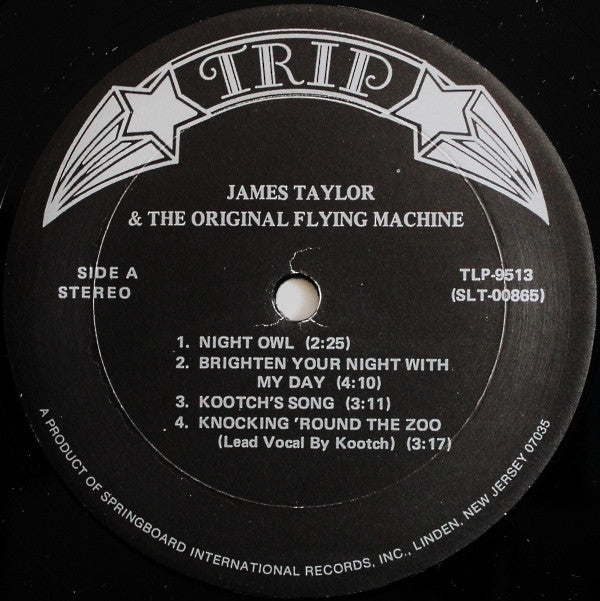 James Taylor (2) & The Original Flying Machine* : Rainy Day Man (LP, Album)