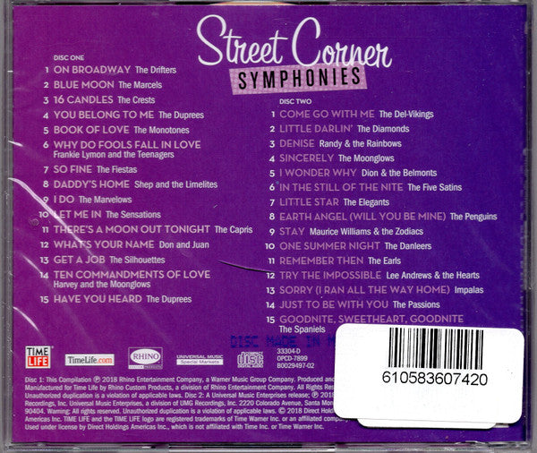Various : Street Corner Symphonies (2xCD, Comp)