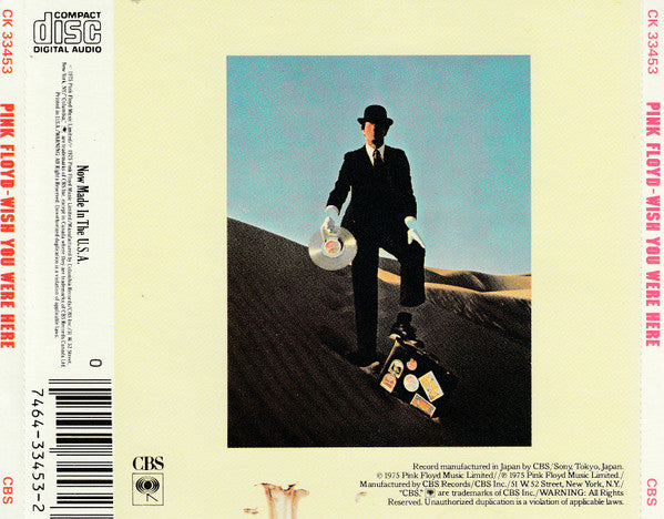 Pink Floyd : Wish You Were Here (CD, Album, RE)