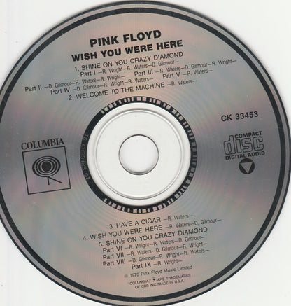 Pink Floyd : Wish You Were Here (CD, Album, RE)