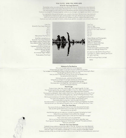 Pink Floyd : Wish You Were Here (CD, Album, RE)