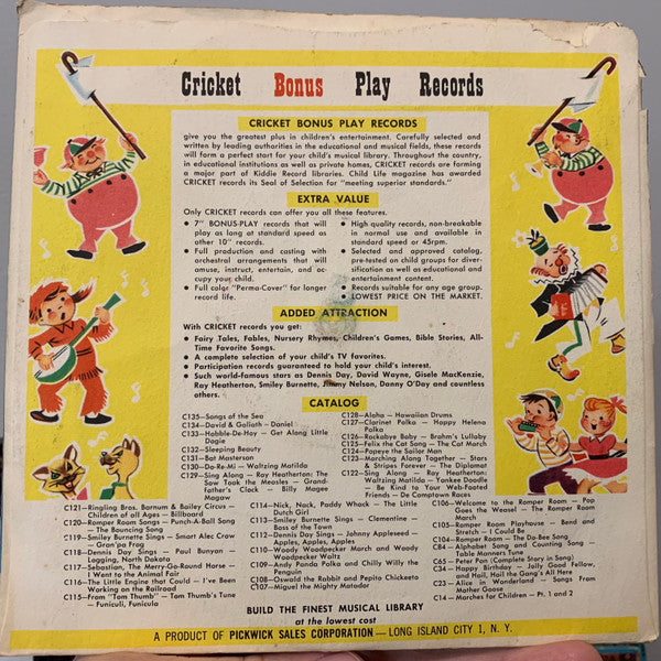 Hal Phillips (2) / The Cricketones : Rudolph, The Red-Nosed Reindeer / Tinker Town Santa Claus (7")