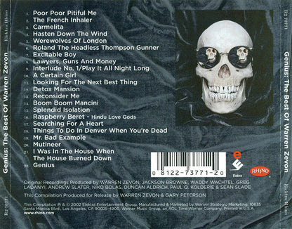 Warren Zevon : Genius (The Best Of Warren Zevon) (CD, Comp)