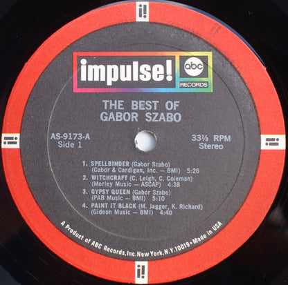 Gabor Szabo : The Best Of Gabor Szabo (LP, Comp, Gat)