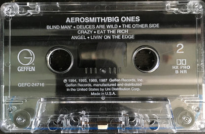 Aerosmith : Big Ones (Cass, Comp, Chr)